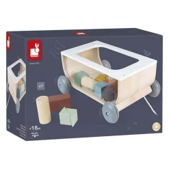 Sweet Cocoon - Houten Blokkenkar - 18dlg.-Janod Clearance