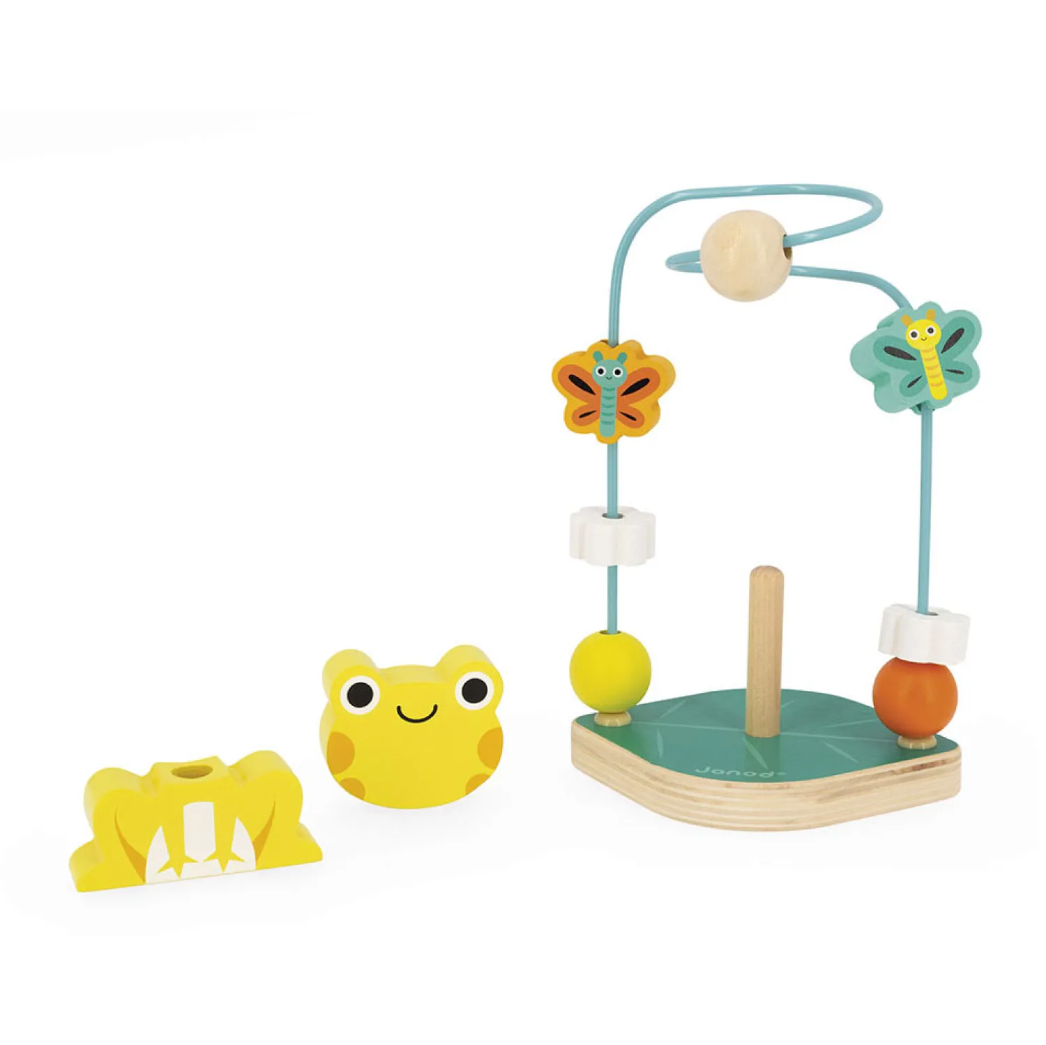 Janod Tropik - Motoriek Spiraal Kikker- Hot