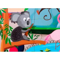 Janod Voelpuzzel - Een dag in de Dierentuin