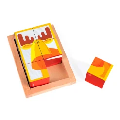 Zigolos Houten Blokpuzzel - Bosdieren-Janod Discount