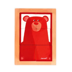 Zigolos Houten Blokpuzzel - Bosdieren-Janod Discount