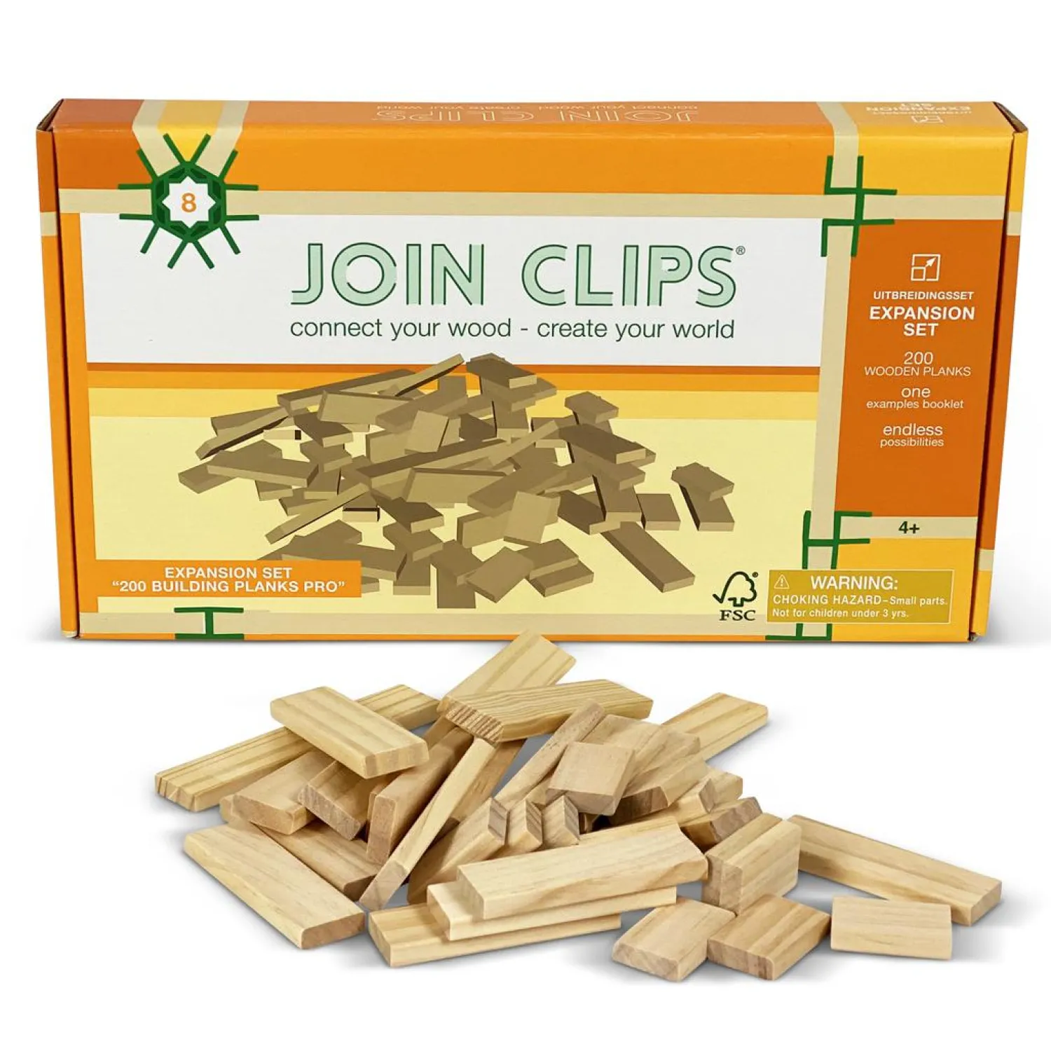 Uitbreidingsset 200 Bouwplankjes PRO>JOIN CLIPS Discount