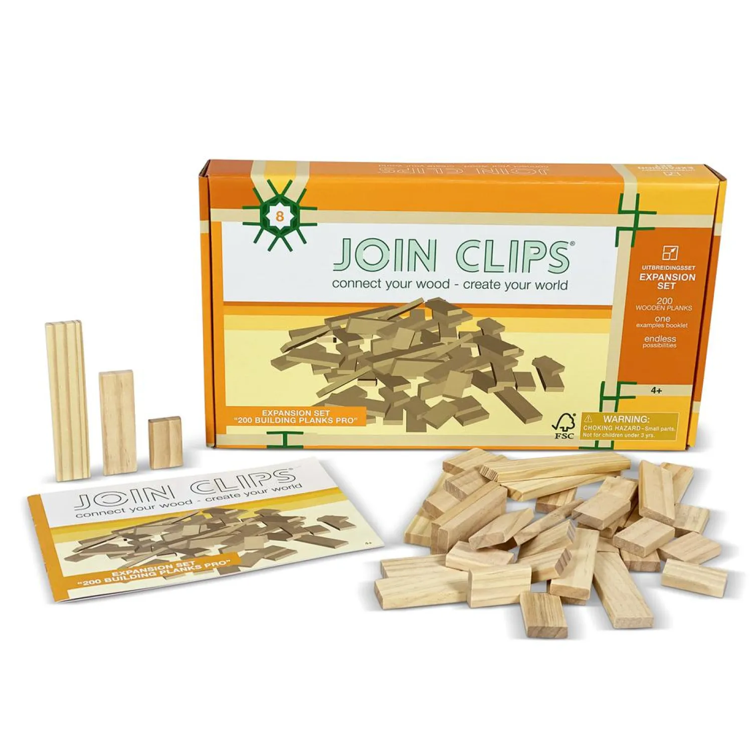 Uitbreidingsset 200 Bouwplankjes PRO>JOIN CLIPS Discount