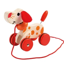 Houten Kwispel Hondje-Joueco Best