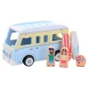 Joueco Houten Retro Strandbus met Accessoires New