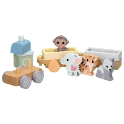 Houten Trein Wilde Dieren-Joueco Sale