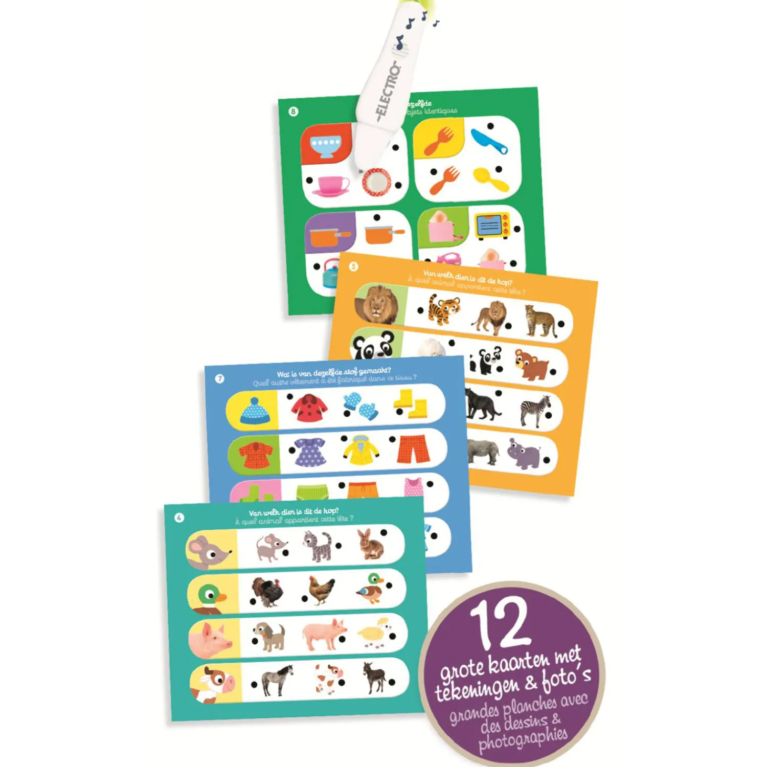 Electro Wonderpen Vormen & Kleuren Educatief Spel-Jumbo Clearance