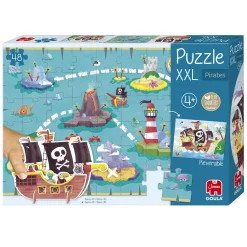 Jumbo Goula Legpuzzel XXL Piraten, 48st. Hot