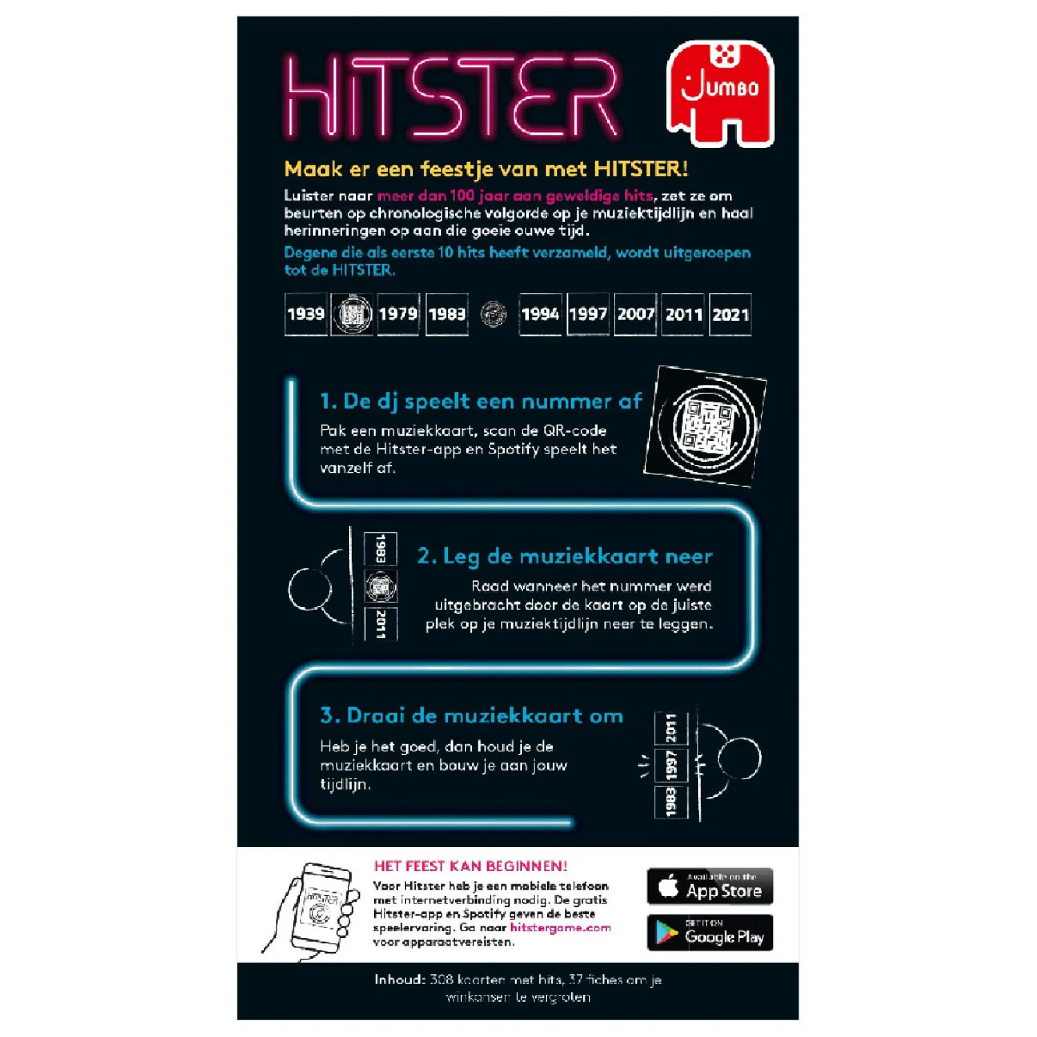 Hitster Muziekspel-Jumbo New