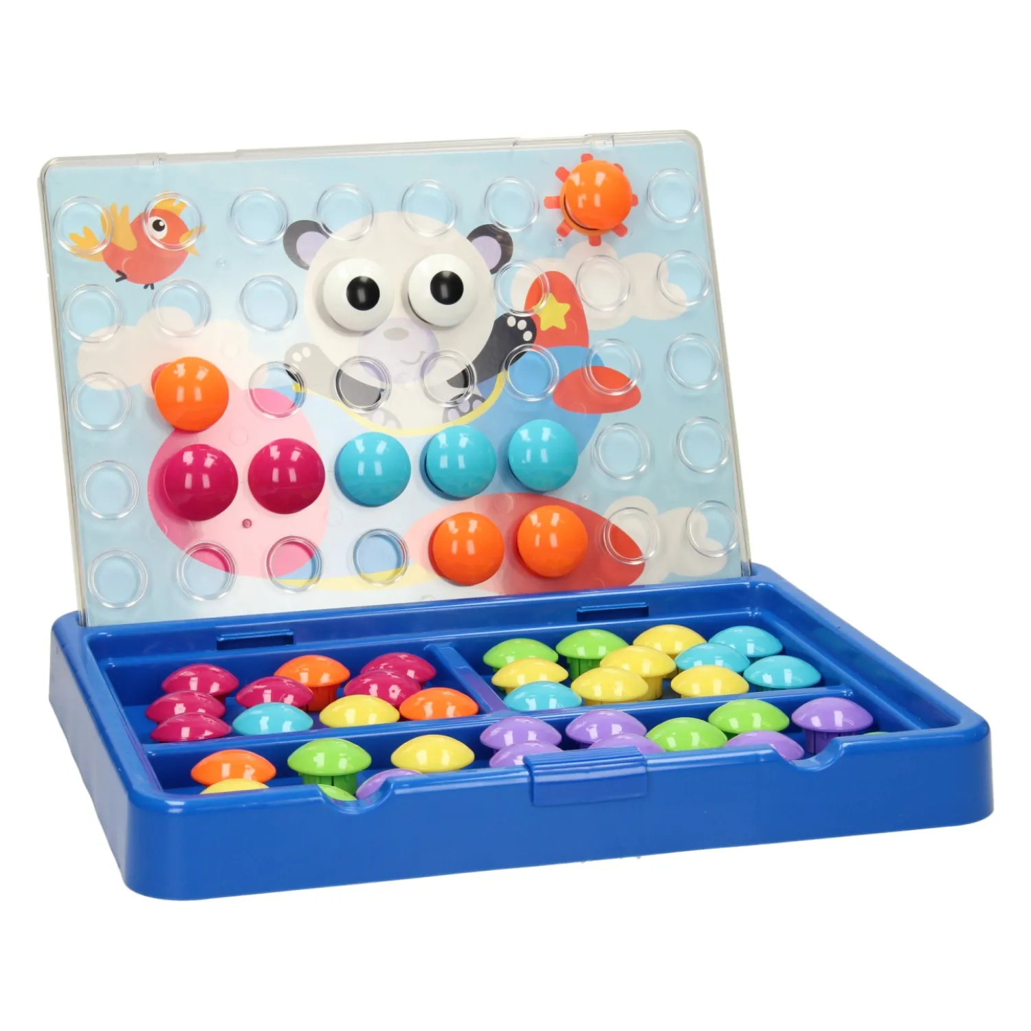 Jumbo Insteekmozaïek Buttons in Koffer, 60dlg. Sale