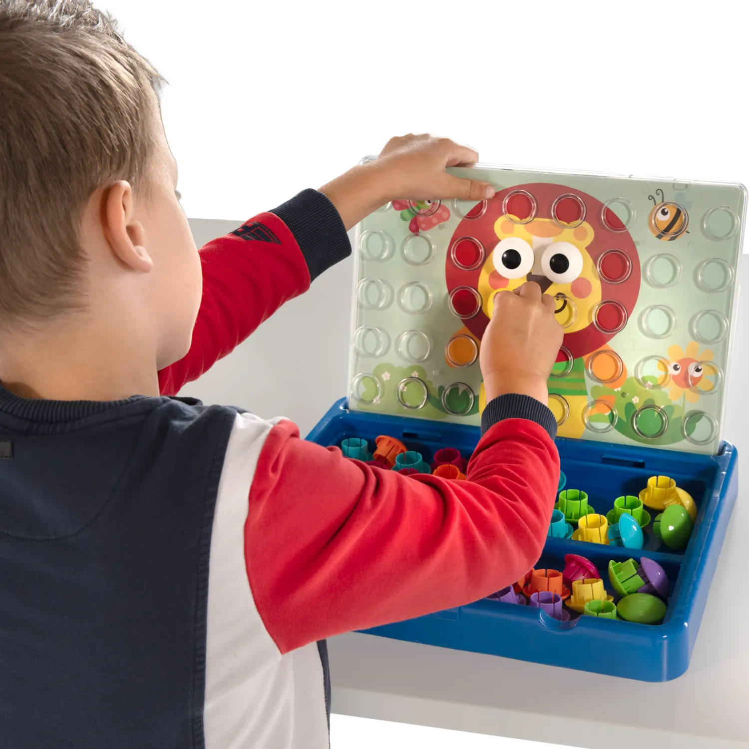 Jumbo Insteekmozaïek Buttons in Koffer, 60dlg. Sale