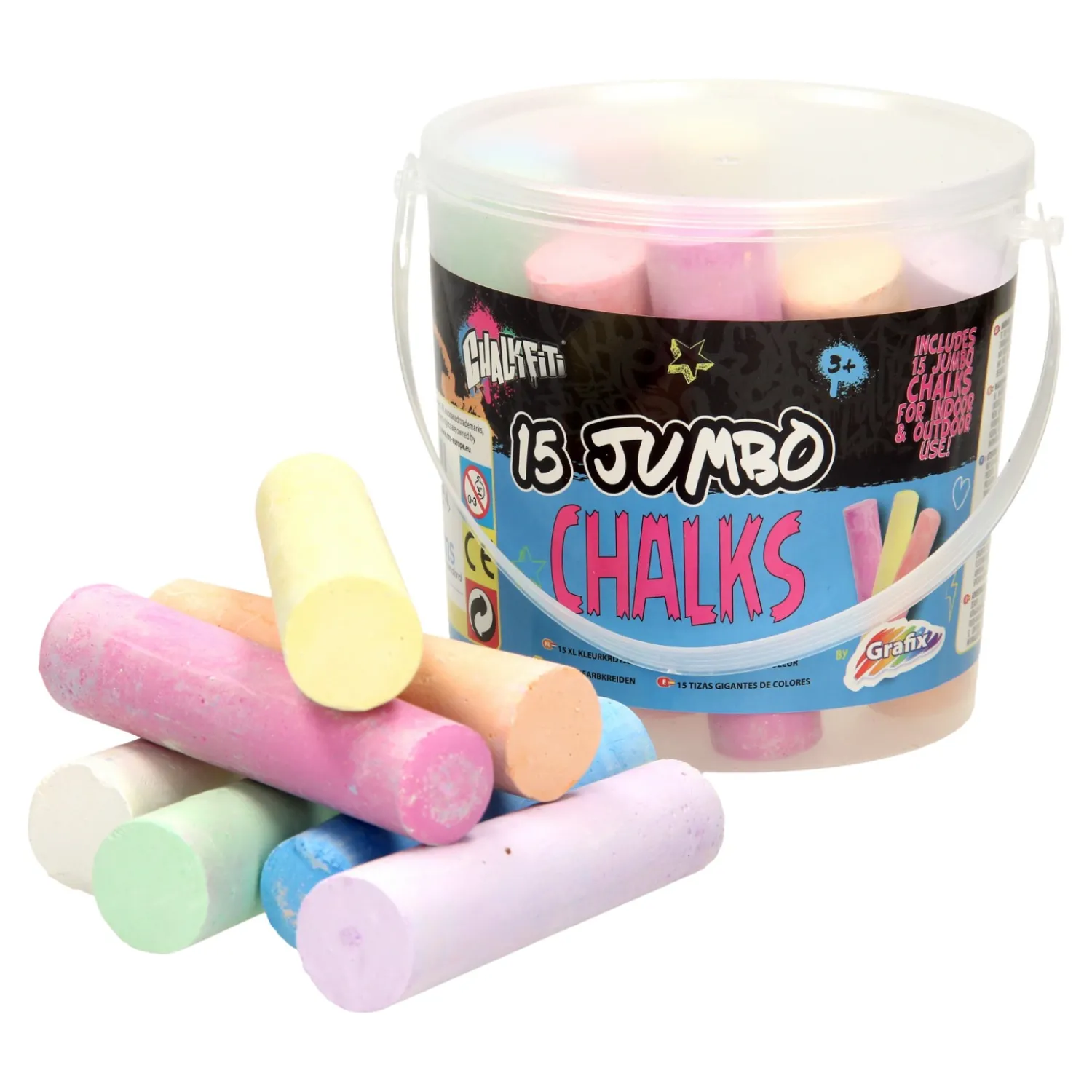 Jumbo Stoepkrijt in Emmer, 15st.-Creative Craft Group Best