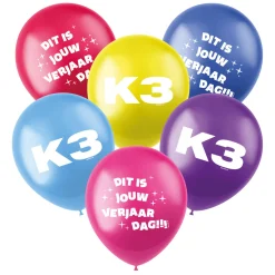 K3 Ballonnen, 6st.-Folat BV Sale
