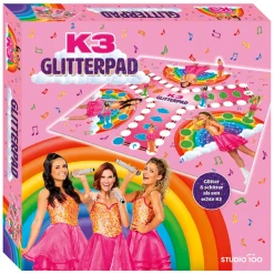 K3 Bordspel - Glitterpad>Studio 100 Outlet