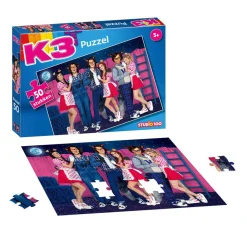 Studio 100 K3 Legpuzzel 3 Biggetjes en de Wolven, 50st. Clearance