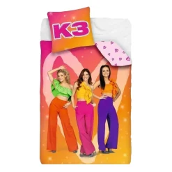Studio 100 K3 1-Persoons Dekbedovertek - Alle Kleuren Hot