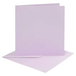 Creativ Company Kaarten en Enveloppen Lichtpaars, 4st. Clearance