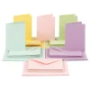 Kaarten en Enveloppen Pastelkleuren, 50 Sets-Creativ Company Hot