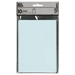 Creativ Company Kaarten Lichtblauw 10,5x15cm, 10st. Hot