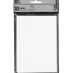 Kaarten Wit 225gr, 10st.>Creativ Company Hot