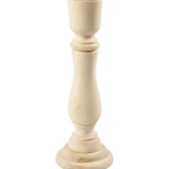 Kandelaar Hout, 16,5cm-Creativ Company Hot