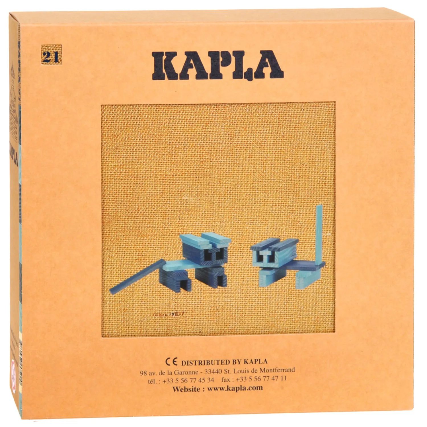 , Boekje met 40 Licht- en Donkerblauwe Plankjes>Kapla Sale