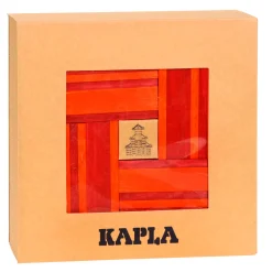 , Boekje met 40 Rode en Oranje Plankjes-Kapla