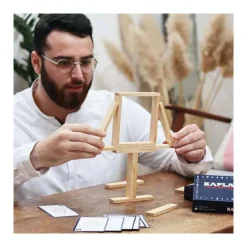 Challenge Spaans 12 Challenge-kaarten, 16 Blanke Plankjes-KAPLA Discount