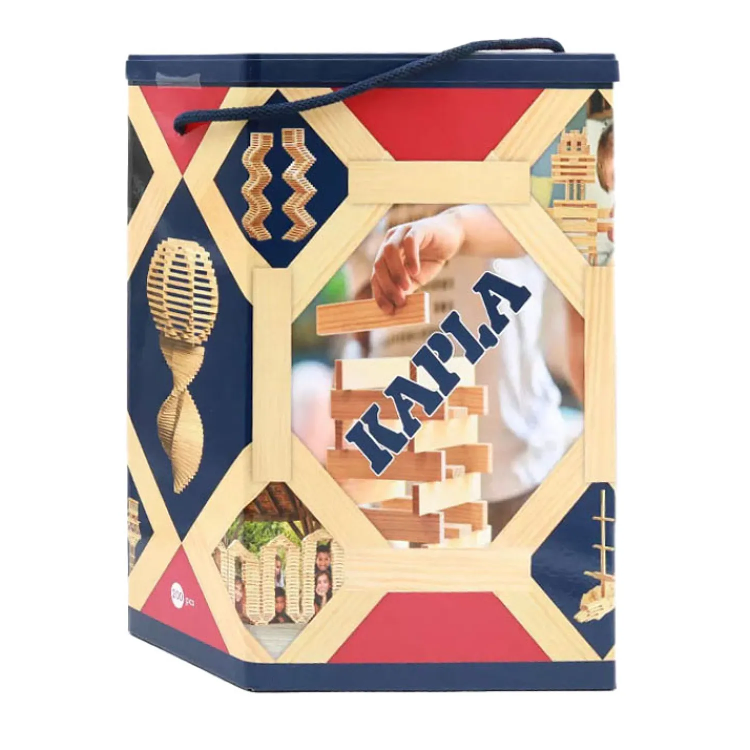 , Doos 200 Blanke Plankjes>Kapla