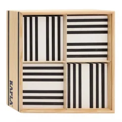 Kist 100 Plankjes - Zwart/Wit>Kapla Hot