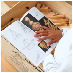 , Kist met Deksel 1000 Blanke Plankjes-Kapla