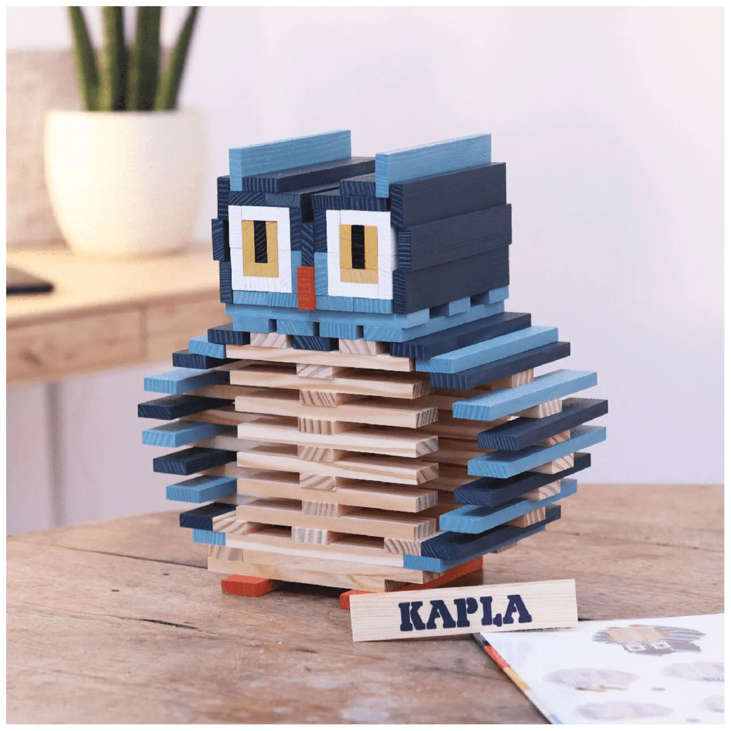 Kapla , Uil Koffer met 120 Plankjes Online