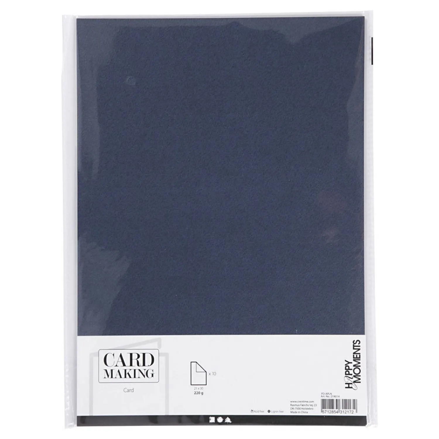 Creativ Company Karton Blauw A4 220g, 10st. Clearance