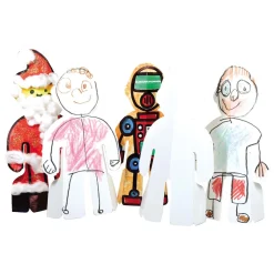 Karton Staande mensen - 50st. Outlet