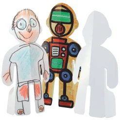 Karton Staande mensen - 50st. Outlet