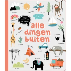 Kartonboek Kijk eens om je heen - Alle dingen buiten-