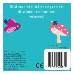 Kartonboek met Vingerpopje - Katje en het Bolletje Wol-Standaard Uitgeverij