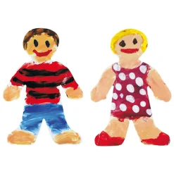 Kartonnen Figuur Kind Klein - 36dlg.- Clearance