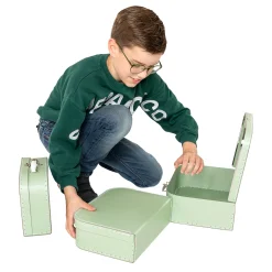 Kartonnen Koffer Set Groen, 3st.-Playwood Best