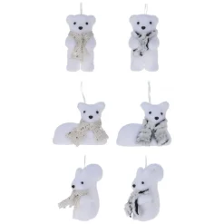 Kersthanger Winterdieren, Set van 24 Online