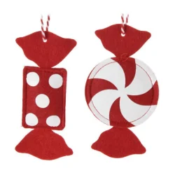 Kersthangers Vilt Snoep, Set van 12><noscript><img width=