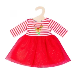 Kerstjurk met Haarband Rendier, maat 28-35 cm-Heless Best