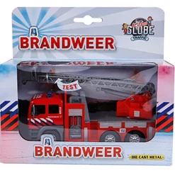 Die-cast Brandweer Ladderwagen NL, 16cm>Kids Globe Discount
