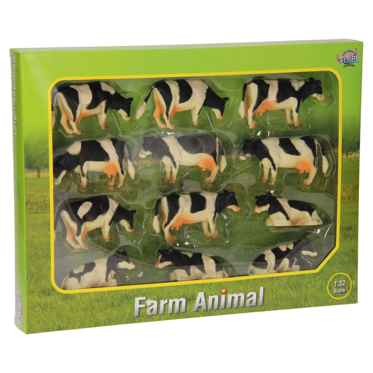 Kids Globe Koeien, 12st 1:32 Clearance