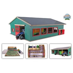 Kids Globe Loopstal met Berging en Weiland 1:32 Sale