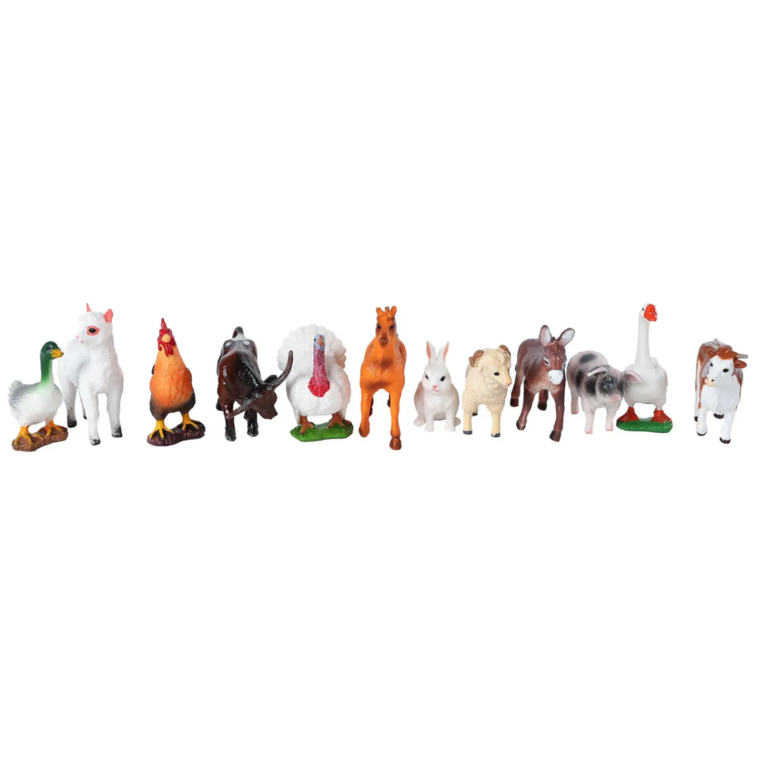 Kids Globe Miniatuur Boerderijdieren Figuren, 36st.> Best
