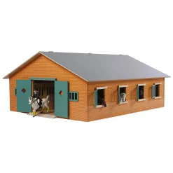Paardenstal met 7 boxen, 1:24>Kids Globe Outlet