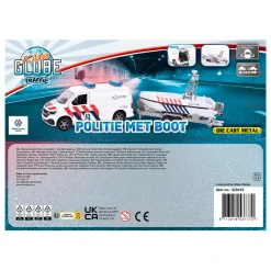 Kids Globe VW Transporter Politie met Boot Die-Cast> Hot