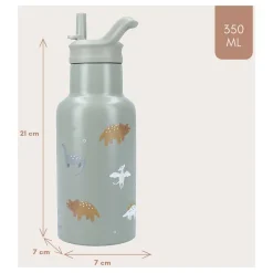 Kidzroom Drinkfles Sweet Sips Dino, 350ml Outlet
