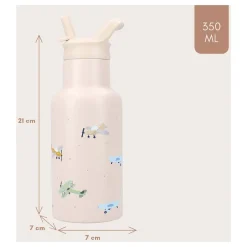Kidzroom Drinkfles Sweet Sips Vliegtuigen, 350ml Clearance